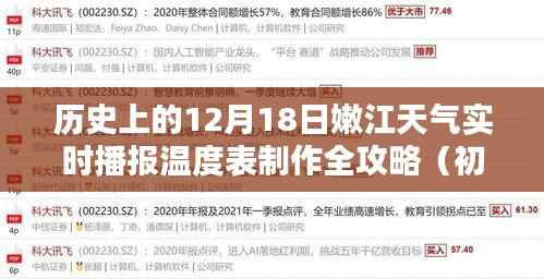 嫩江历史天气播报，制作实时温度表全攻略（适合初学者与进阶用户）